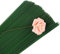 linvshi shop Filo di ferro, fiore, 100 pezzi, verde stelo floreale artificiale scuro per bouquet di fiori artigianali fai da te, confezione stelo fiore, 40 cm