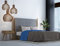 Italian Bed Linen MB Home Italy, Trendy Chic Bettwäsche-Set, Royal Blau, Doppelbett