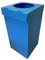 Genérico - Cubo de basura reciclaje 80L - contenedor de reciclaje, resistente y duradero, ideal para interiores y exteriores, fácil de montar y limpiar, optimiza espacio, color azul