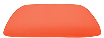 Dukal | Bezug passend für Orthopädisches Nackenstützkissen von Siebenschläfer | 72 x 42 cm | aus hochwertigem DOPPEL-Jersey (100% Baumwolle) | Farbe: orange