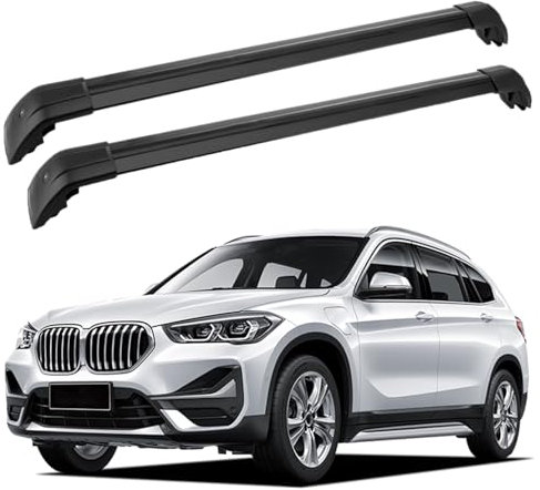 NETHIX 2 Stücke Dachträger Querträger für BMW Serie 3 Series 3er G21 Touring 3er Wagon Estate 2019-2024 Alu Relingträger Dachträger Verstellbare Abschliessbar Auto Gepäckträger,C