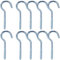 10 Stück Schraubhaken M6x84mm, Schraubhaken Edelstahl,Schwer Hakenschraube Groß, Ösenschraube Edelstahl, für Hängematten, Markisen, Hängesessel, Schaukelstühle, Festkabel, Blumenampel