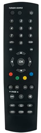 ROLLGAN RM-106 Ersetzte Fernbedienung Anwendbar für Humax HD-Fox RM-106 HD Fox,Compatible Model:03202-00007 CXHD-5000C HD-Fox HDCI-5000 RM106