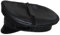 Awanstar 0051 Echt Leder Mütze schwarz Herren Schirmmütze Leder Military Hut Männer Ledermütze Armee Hut Polizei Mütze Halloween Hut Bikermütze, Leather Muir Cap (Schwarz, 61)