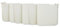 CHELY INTERMARKET Cojines de sillas 40x40x3cm Blanco Set de 6 unds para Cocina, Salon y terraza