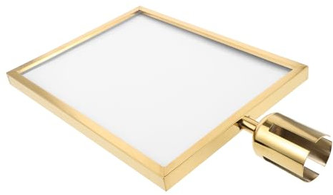 Operitacx Vertical Stanchion Sign Holder Für Warteschlangenmanagement Hochformat Installieren Für Flughäfen Und Veranstaltungen Schützend Gegen Kratzer Und Verschmutzungen
