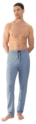 Mey Herren Lange Pyjamahose 100% Baumwolle Serie Round Geo | Legere Passform, Komfortbund mit Kordelzug, Langes Bein, Seitliche Taschen, Hautfreundlich, Gr. S-XXL
