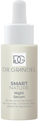 DR. GRANDEL SMART NATURE Night Serum Naturkosmetik Öl-Serum 30 ml | Gesicht, Hals & Dekolleté, nährend & regenerierend über Nacht, mit Hafer & pflanzlichen Ölen, normale bis trockene Haut