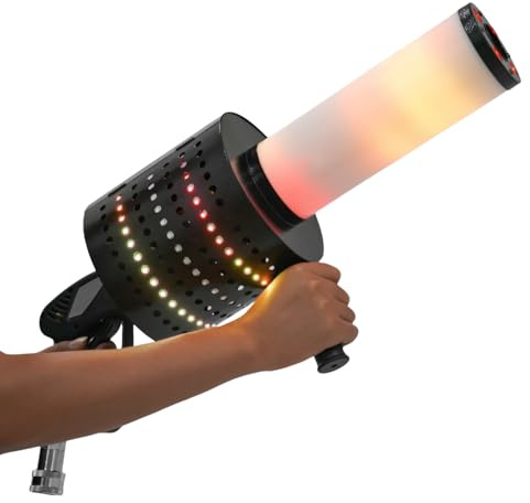 20W LED CO₂-Farbkonfettimaschine für Partys und Veranstaltungen – DJ, Bars, Hochzeiten, Geburtstage und mehr (Batterie: 2200mAh)