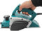 Susoso 600W Elektrohobel, Elektro-Hobelmaschine mit Hochfester Riemen Hobeltiefe 0-2mm Hobelbreite 82mm Leerlaufgeschwindigkeit 16500r/min für neue Holzarbeiter Grün
