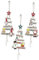 Yardenfun 3 Piezas Adornos Colgantes de Madera para Árbol de Navidad de Decoración Festiva para Fiestas y Celebraciones Colgar Puerta o Pared