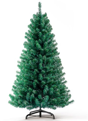 Kuro sagol Künstlicher Weihnachtsbaum 240cm, Grün PVC Tannenbaum Christbaum Tanne, Christmas Tree für Zuhause Weihnachtsdekoration