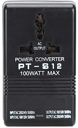 Badafaci Voltage Converter AC 100v-120v to -240v Travel Step Up Down Voltage Converter Transformer for Travel Hair Dryers, Coffee Machines, DVD Players