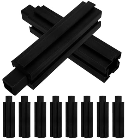 Abaodam 10pcs Plastic Planter Box Legs for Vegetable and Planter Box Foot Replacement, Easy Installation with Wide Applicability for Gardening and Landscaping Projects, Black