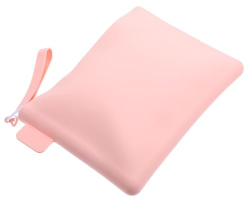 HORIALENCE Porte-Monnaie en Silicone Rose Portable pour Femmes et Hommes | Format Minimaliste, pour Organiser les Petits Objets, Usage Quotidien et Scolaire