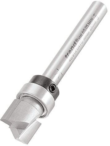 Trend Professioneller Kugelgelagerter Profilfräser, 1/4 Zoll Schaft, 12,7 mm Schnittdurchmesser, 9,5 mm Schnittlänge, Hartmetallbestückt, 46/91X1/4TC