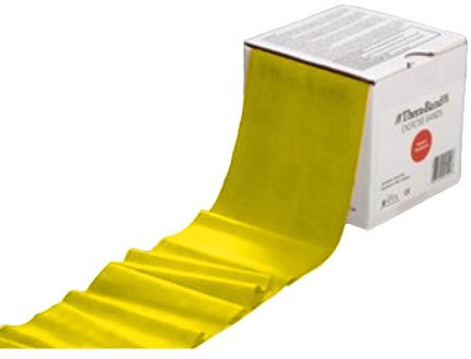 Thera-Band Therapieband, Rolle 45m, Thin, gelb, Therapiebänder und Igelbälle