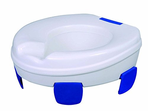 Gima 27756 Clipper II - Élévateur souple pour toilettes avec crochets de fixation