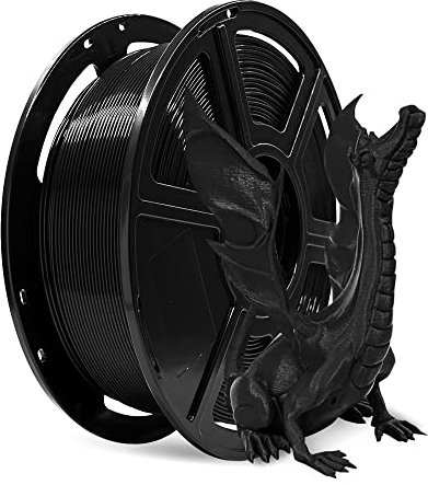 FLASHFORGE - Filamento di stampa 3D PLA da 1,75 mm e bobina da 1 kg per le serie Creator (nero)