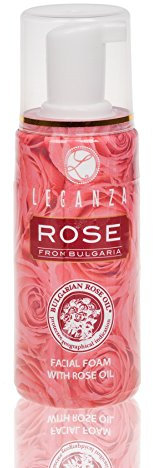 Leganza Schiuma Detergente Viso Idratante con Olio di Rosa Tutti i Tipi di Pelle