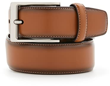 Perry Ellis Herren Portfolio Amigo Reversible Kleid Gürtel, Hellbraun, 30