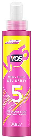 VO5 Mega Hold Hair Styling Gel Spray, 200 ml