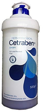 Cetraben Emollient Cream Pump Dispenser 500g x 3