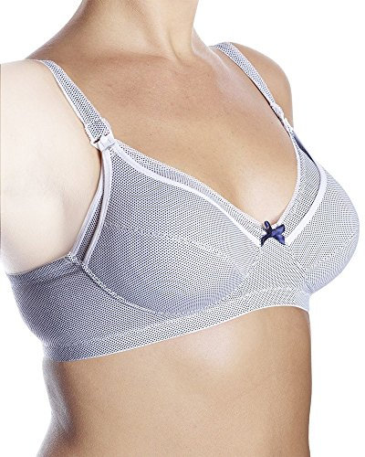 Chicco 00001162200520 Reggiseno Postparto in Cotone, 5D, Grigio
