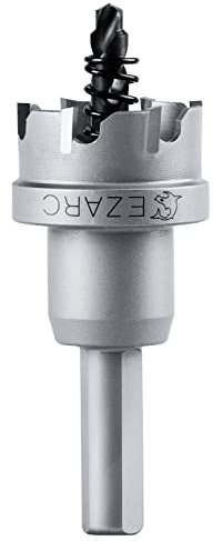 EZARC Seghe a Tazza Punta in Carburo - Tazze Trapano Ideali per Forare su Acciaio Inossidabile e Metallo - 32mm