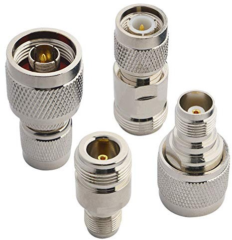 TNC Stecker Buchse auf N-Stecker RF-Adapter Kit N-Buchse auf TNC 4 Typ RF Adapter für WiFi Router