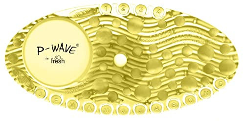 P-Wave Curve 10 Pack 30 Day Air Freshener For Home, Bathroom, Bedroom, Cupboards, Bins & Toilets, Highly fragranced Deodoriser, Recyclable, Citrus