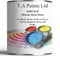 T A Paints Ltd Non Slip Marine Boat Deck Paint Durable Anti Slip Coating Ideal For Boats Barges Ideal for Wood Metal Concrete Plywood & Timber (5L BS 18 B 25 Grey)