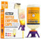 Flip-It! 2-Pack Premium Bottle Emptying Kit – No More Wasted Product - Fits Most Plastic Bottles – Get Out Every Drop of Shampoos, Lotions, & More – 2 Base Caps, 6 Adapters – Bright Color Edition