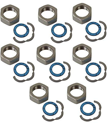 8 Stück Anschluss Set DN16-3/4'' für Edelstahl Wellrohr 3tlg. Verschraubung Solarrohr Solarleitung Fitting Montage