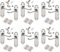 Golden Grace Epsom Design Victorian Scroll Door Handles Lever on Shaped Backplate - Latch Door Pack with Hinges & Latch - Polished Chrome, 6 Sets