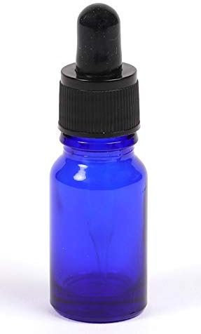 Nutley's Blue Glass Dropper Bottles, 10ml (40)