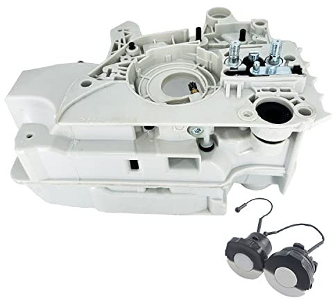 Hippotech Carcasa del motor del cárter del tanque de gas combustible para STIHL MS230 MS250 023 025 Motosierra