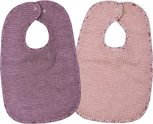 Druckknopflatz 2er Set, At home rosa, 26 x 40 cm