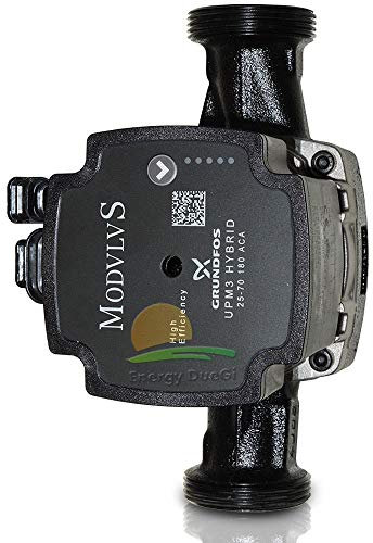 Circolatore ibrido Grundfos ad alta efficienza UPM3 Hybrid 25/70; Interasse 180 mm