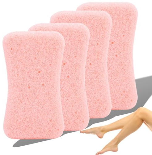 4 Stück Füße Bimsstein für die Fußpflege, Kallus Peeling Stein für weiche und gesunde Füße bietet Massageeffekte
