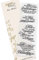 Karten-Kunst Clear Stamps KK-0178 Stempel Weise Worte zur Hochzeit Silikonstempel