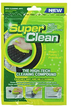 arthomer Gel De Nettoyage pour Clavier, 80g Poussière Colle De Nettoyage Universelle Doux Et Collant Rapidement pour Enlever Les Miettes, La Poussière, Les Cheveux du Clavier