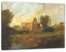 Pixxprint William Turner - Newark Abbey, Größe: 80x60cm, Leinwandbild, fertig gespannt, Wandbild, Dekoration, Kunstdruck, kein Poster