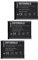 EXTENSILO 3X Akku Ersatz für Samsung BP-70a, BP70a, EA-BP70A, SLB-70A für Kamera (700mAh, 3,6V, Li-Ion)