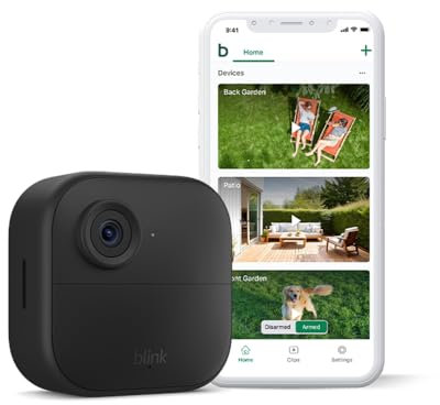 New Blink camera (Outdoor 4) | Newest model | Wireless HD smart security camera, two-year battery life, enhanced motion detection, works with Alexa | Add-on camera only | IP65