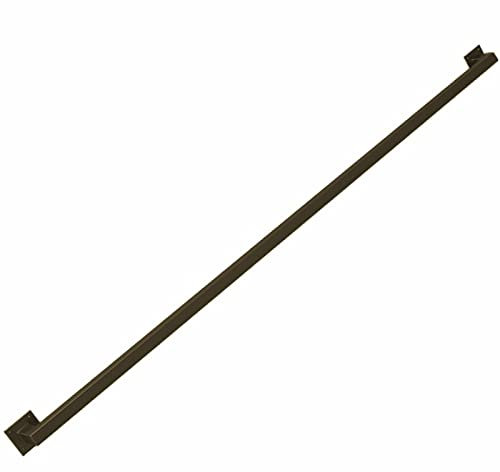 Handlauf Treppe Geländer Treppengeländer Innen Innentreppen Schwarzes Metall, Kompletter Bausatz, Kinder ältere Menschen Industriell Vierkantrohr Geländer, Wandmontierte Handläufe, 0,5 m/ 1,5 m/ 2,5 m