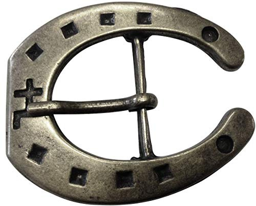 BELTINGER Gürtelschnalle Hufeisen 3,0 cm | Buckle Gürtelschließe 30mm Massiv | Dorn-Schließe | Wechselgürtel bis zu 3cm Breite