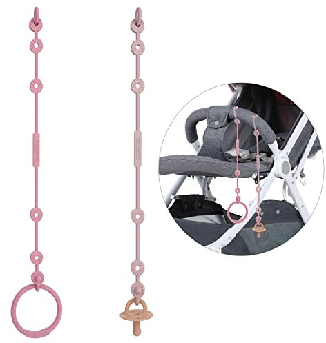 REOEWE Cup Catcher, Sicherheitsgurte Für Spielzeug, Lebensmittelqualität Silikon Trinkbecher Halteriemen Für Kinderwagen Hochstuhl Autositz Fechten, BPA-frei, 2er-Pack