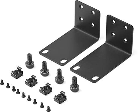 PhyinLan Kit di montaggio su rack universale Attacchi rack 1U per NETGEAR switch serie (JGS/MS/RPS/SRX/XS/XSM/FS serie)