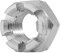 Techtanium® Kronenmuttern M30 aus Edelstahl A2 (200 Stück) | Sechskantmuttern | Sicherungsmuttern | Zackenmuttern | DIN 935